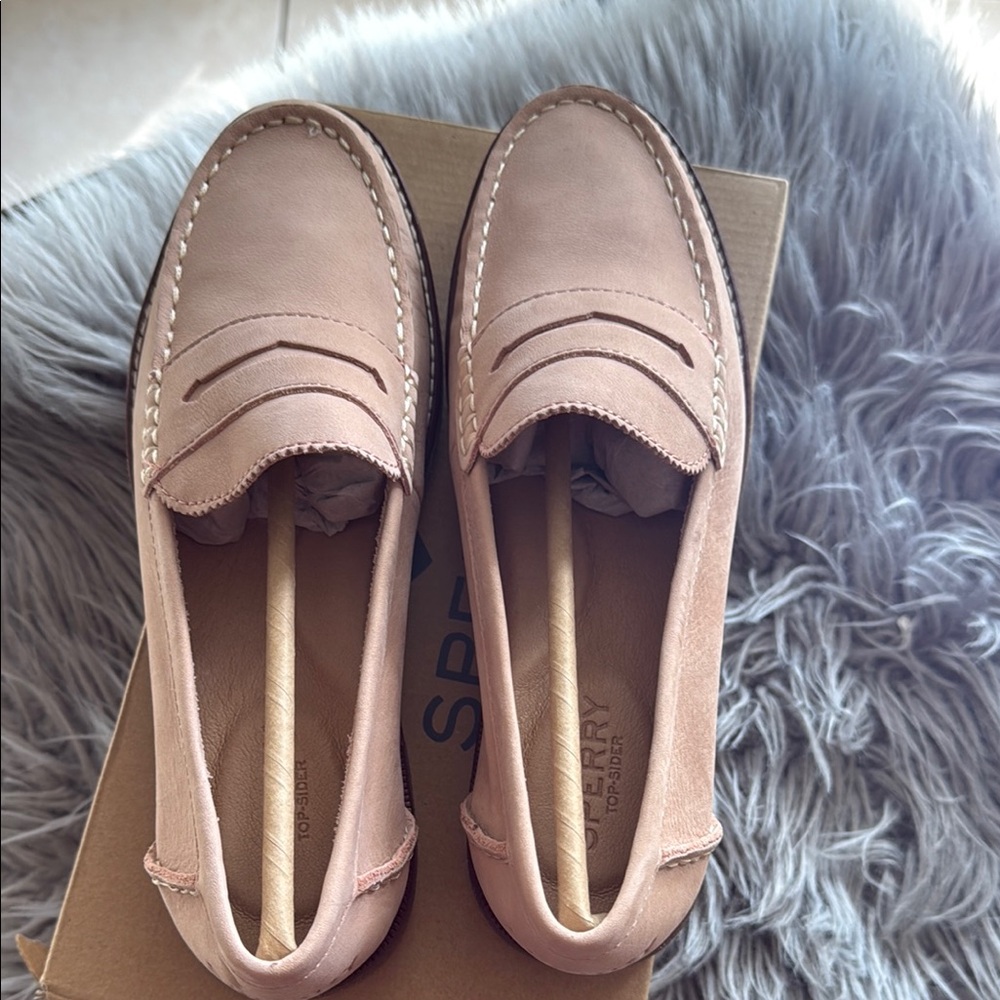 Sperry Pink Flats Classic Loafers